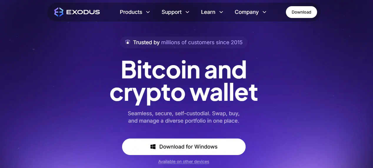 Exodus Crypto Wallet