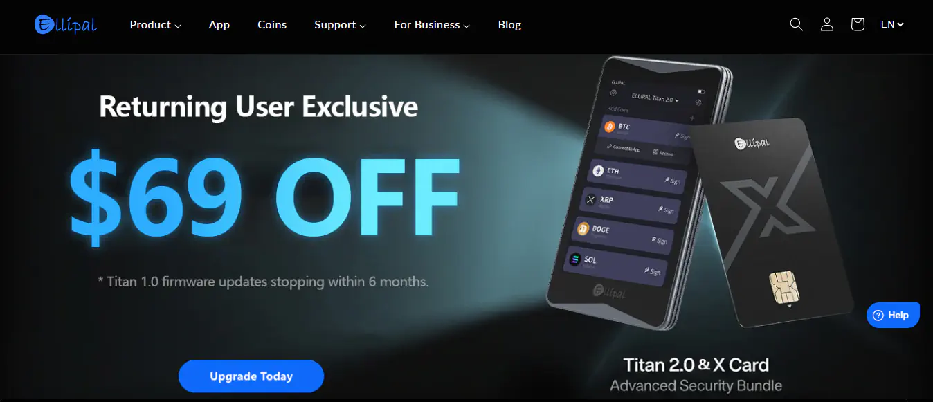 Ellipal Titan Cold Storage Wallet